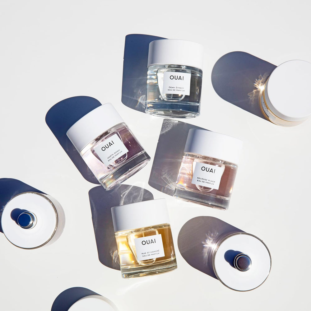 OUAI North Bondi base-notes white musk and patchouli for evenings.