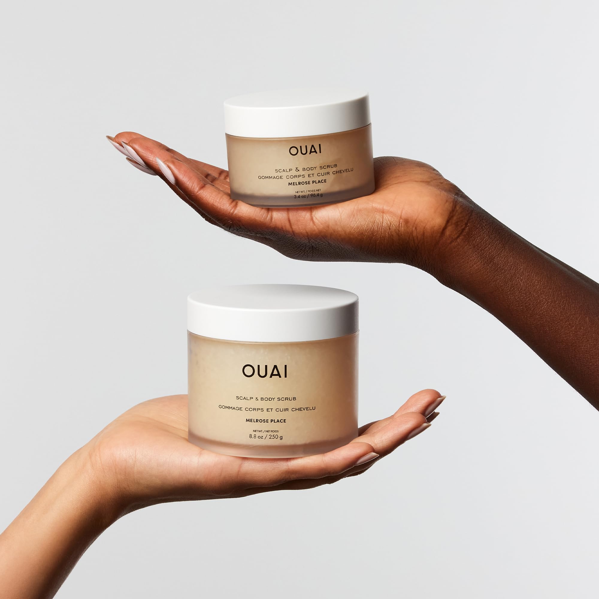 OUAI Melrose Place scent profile notes bergamot and rose.