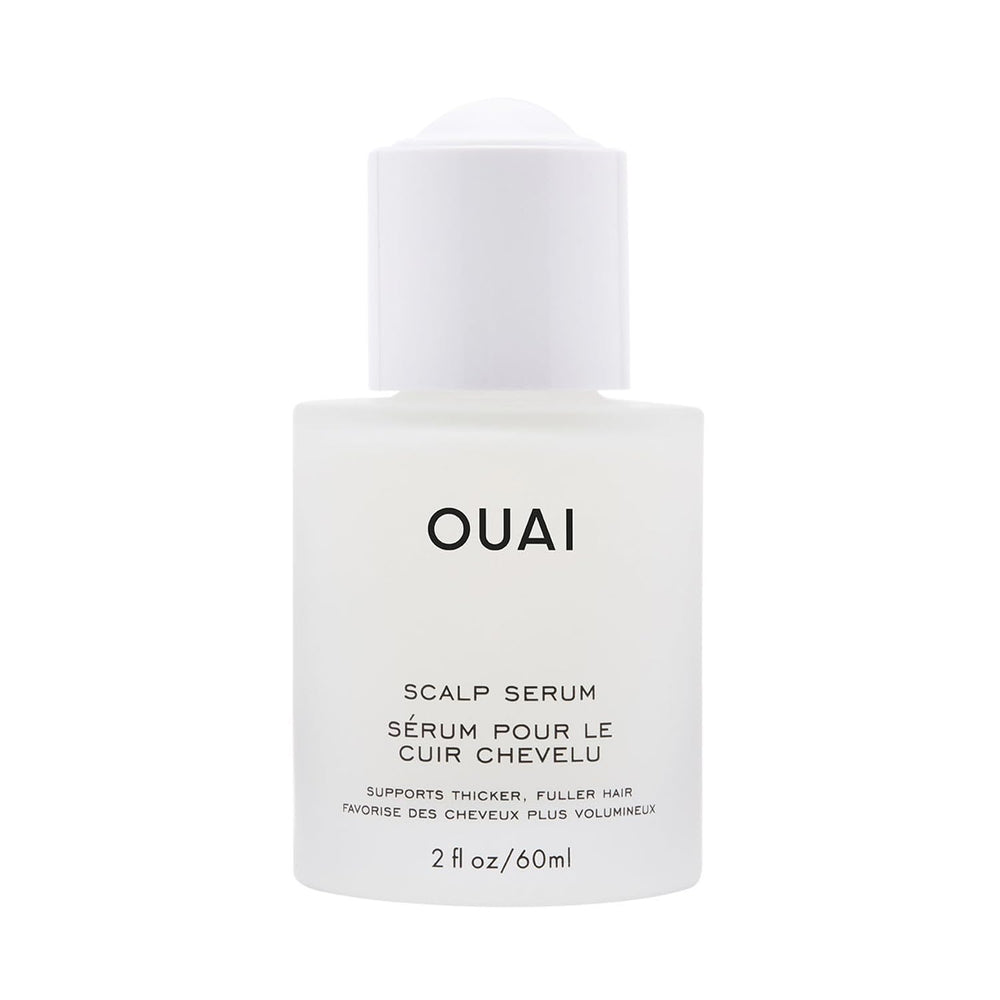 OUAI Scalp Serum bottle with dropper for hydrating scalp care and fuller-looking hair