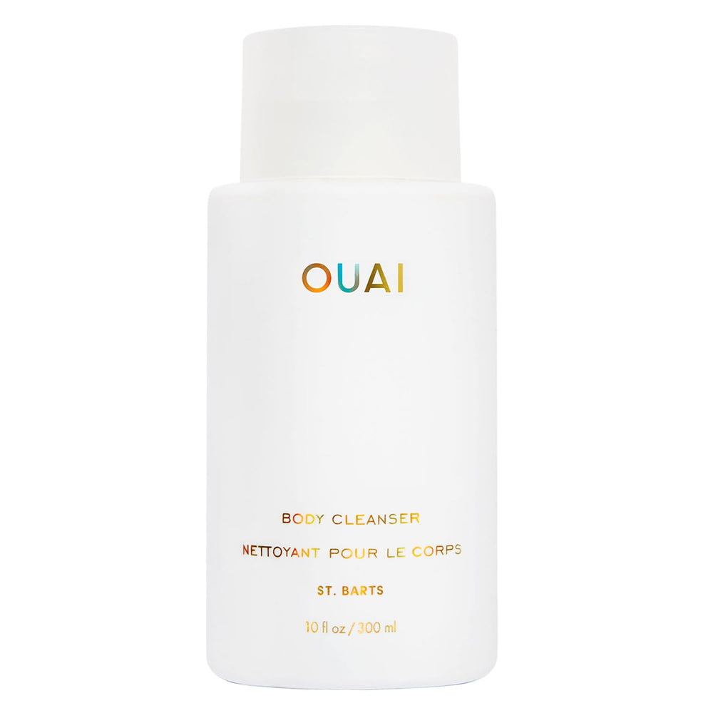 OUAI St. Barts body cleanser pour delivers a luxurious lather for soft skin.