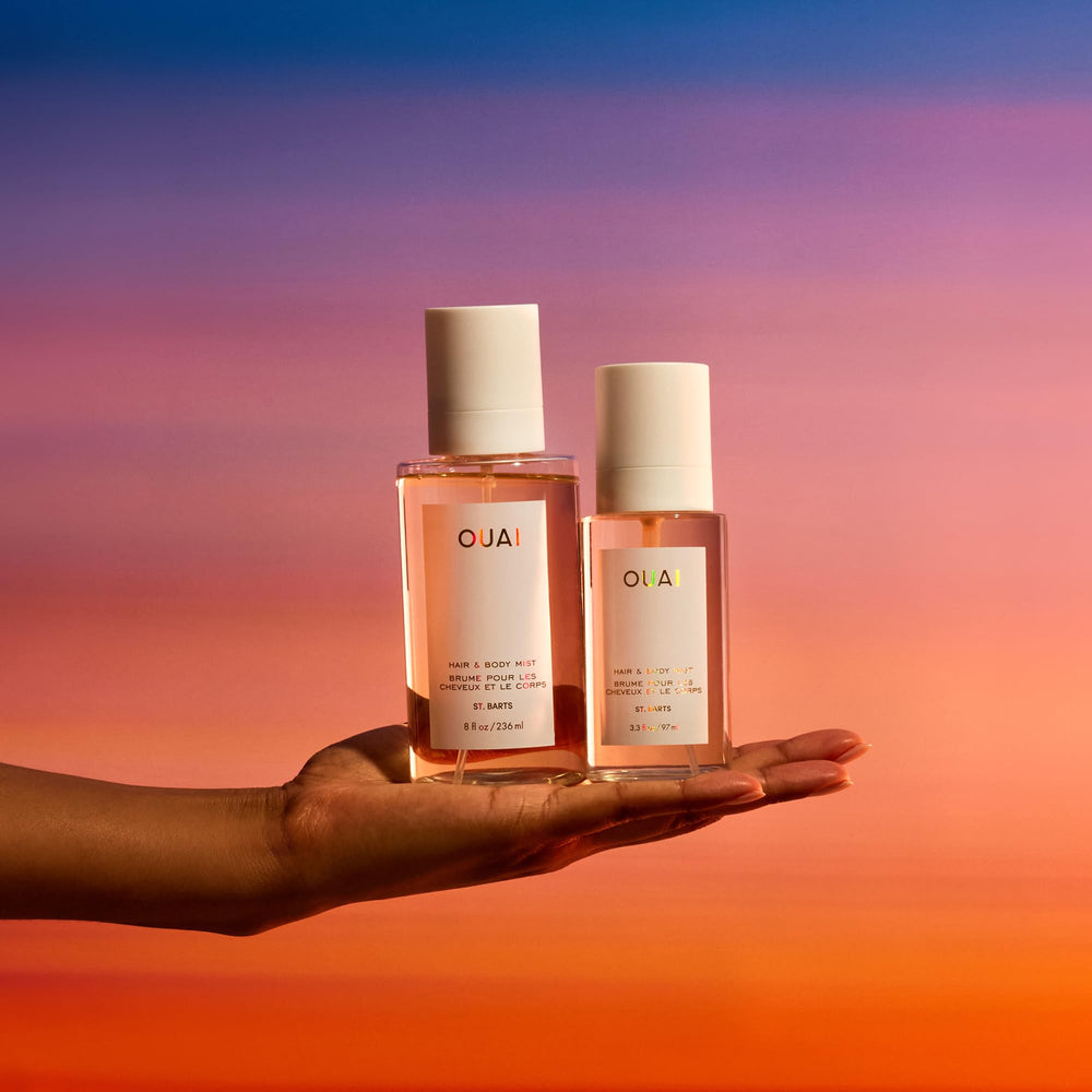OUAI St. Barts note-tuberose close-up signals exotic bloom for evening allure.