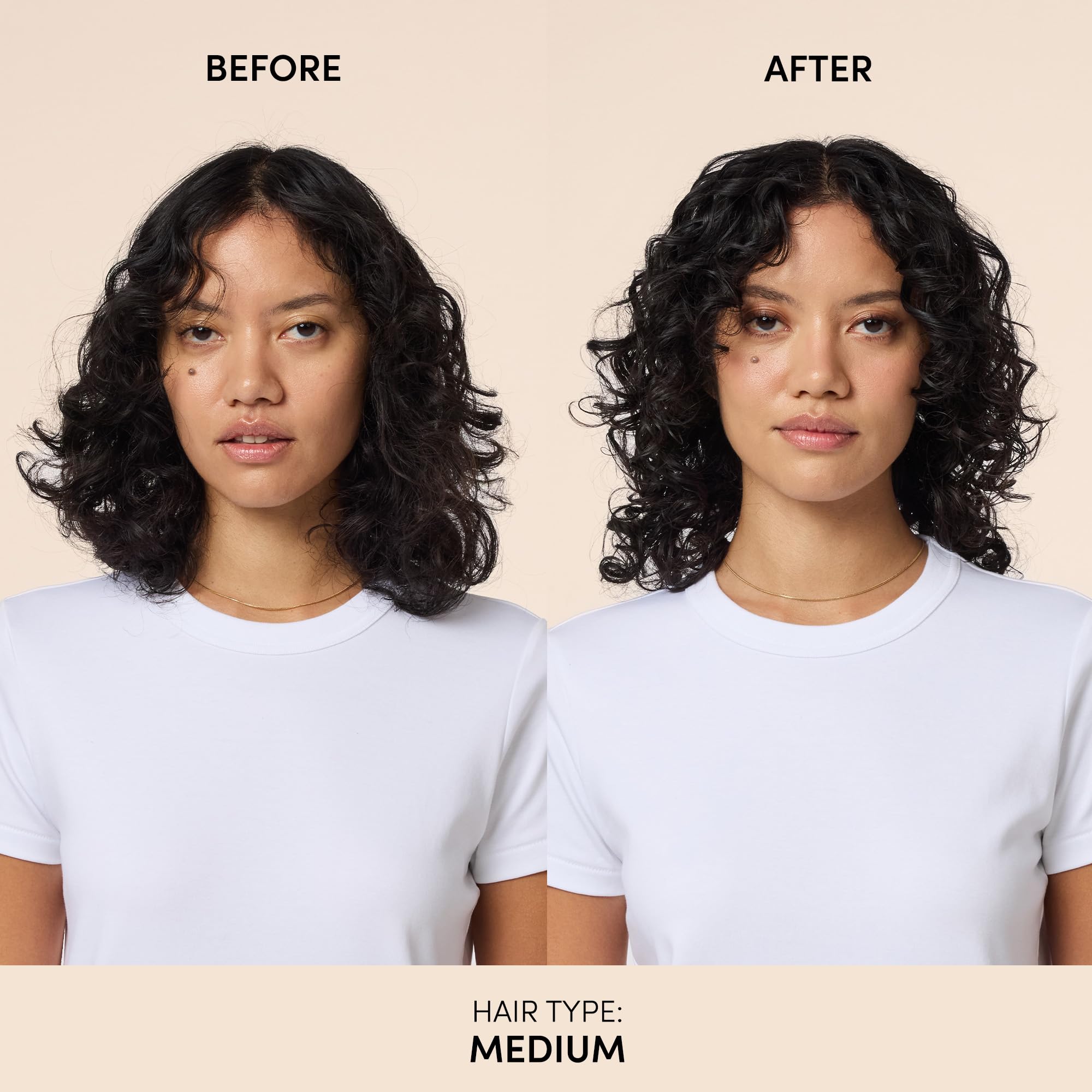OUAI Travel Size Wave Spray nourishes with coconut oil and rice protein.