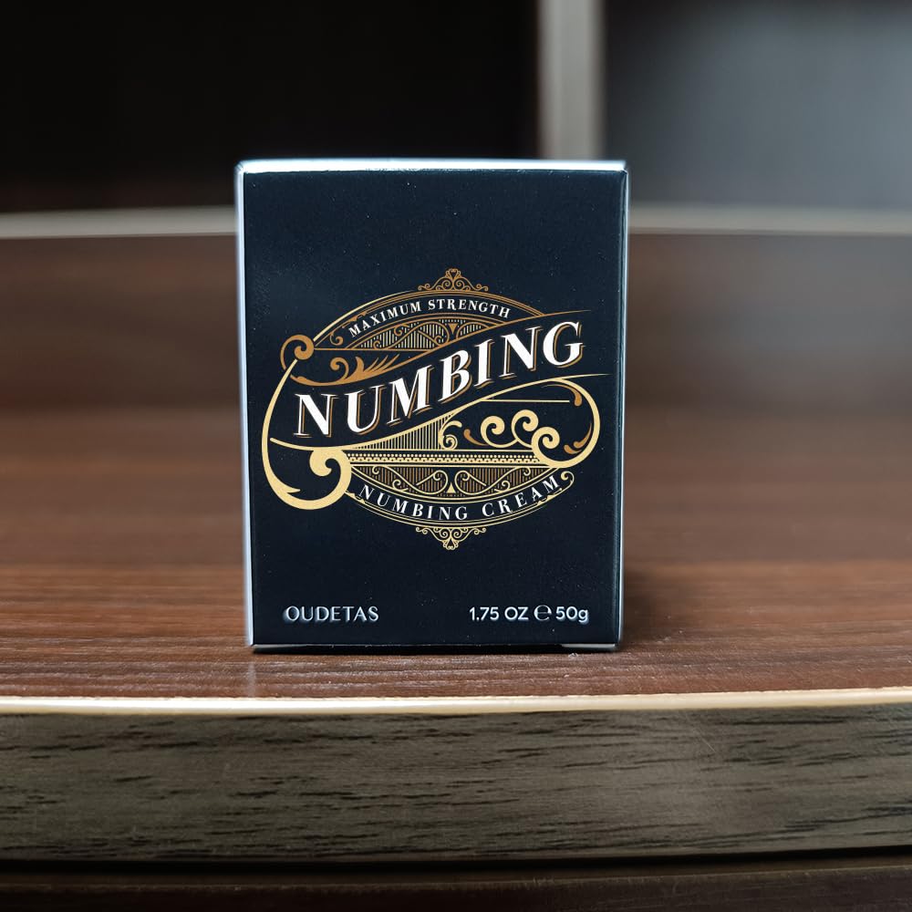 Oudetas numbing cream with a clean, non-greasy finish on skin.