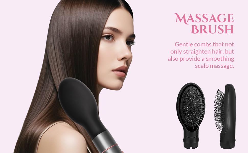 Oudim 0.7-inch round curling iron creates tighter curls with lasting definition.