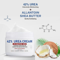 OUKEYA urea cream jar highlights rich moisture for rough areas