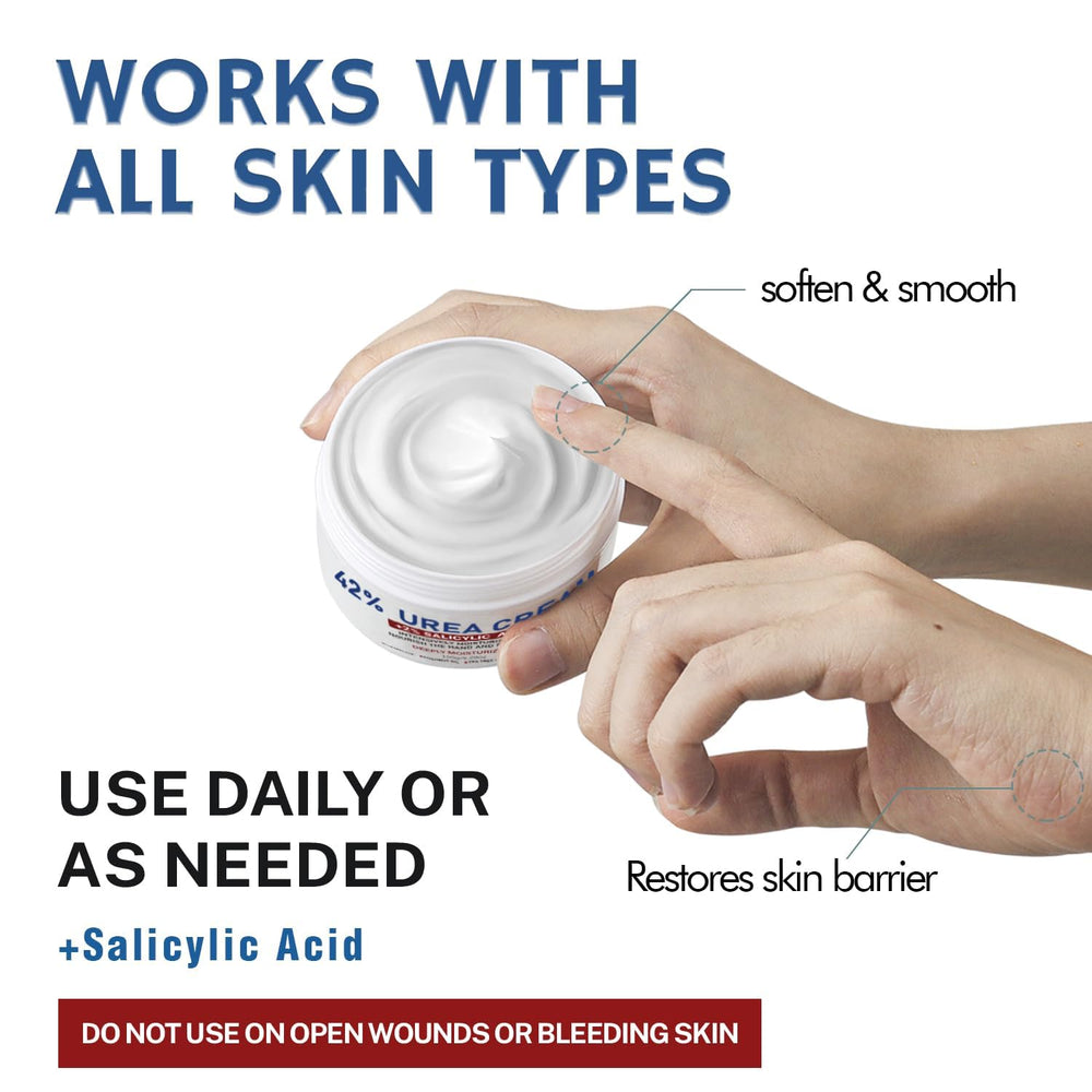 OUKEYA Urea Cream 42% night routine for softer skin