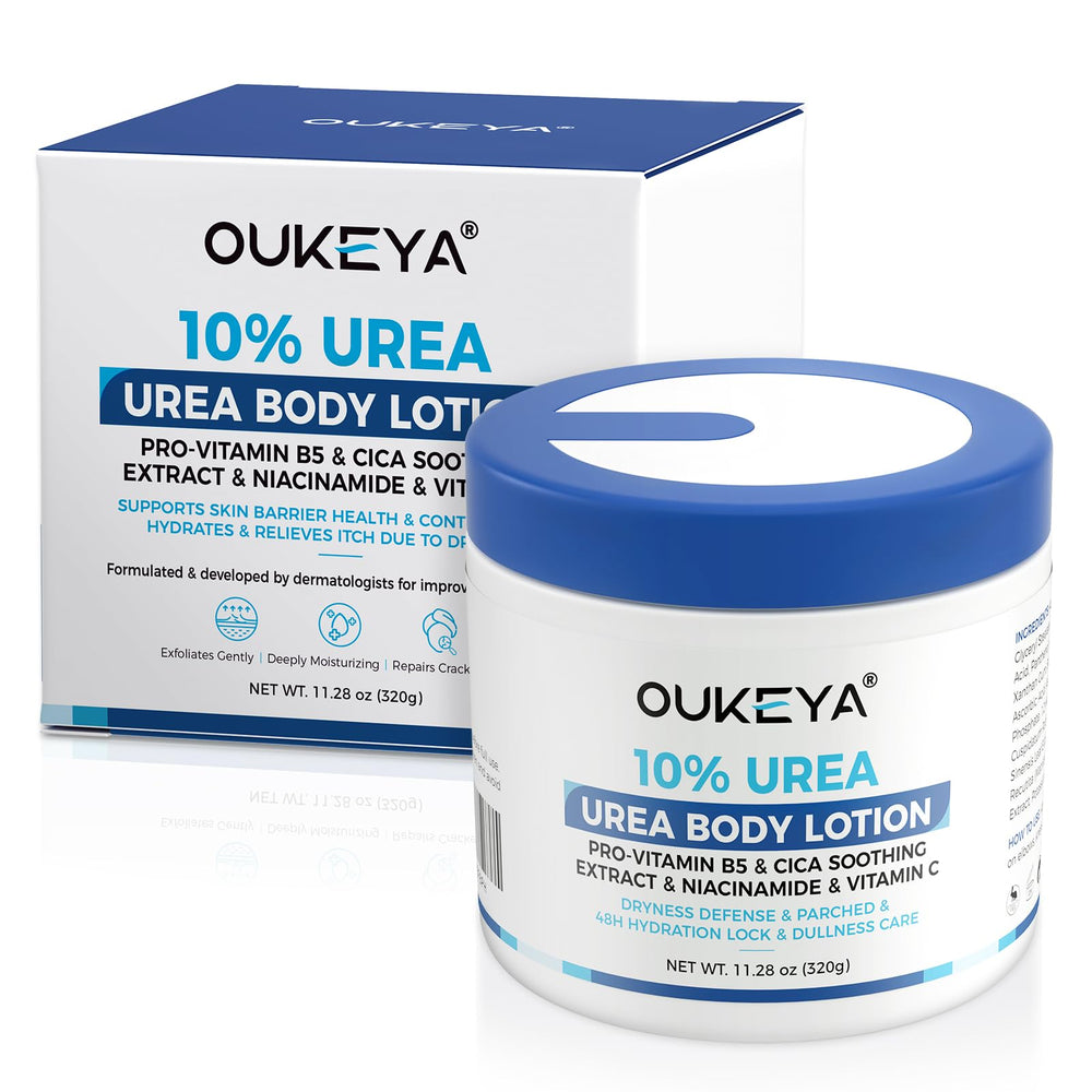 OUKEYA Urea Cream daily-use ritual for lasting moisture.