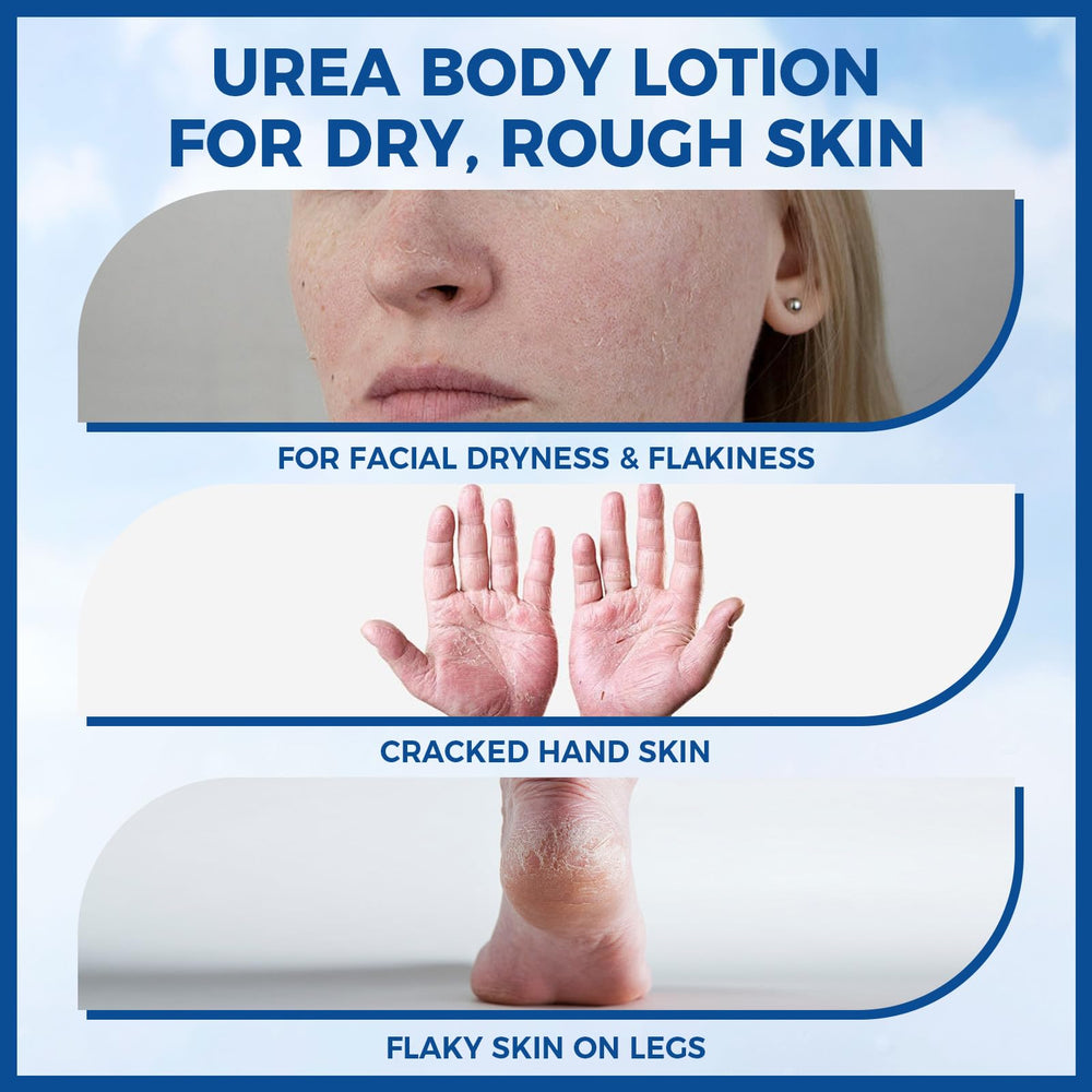 OUKEYA Urea Cream jar close-up showing creamy texture and fast absorption.