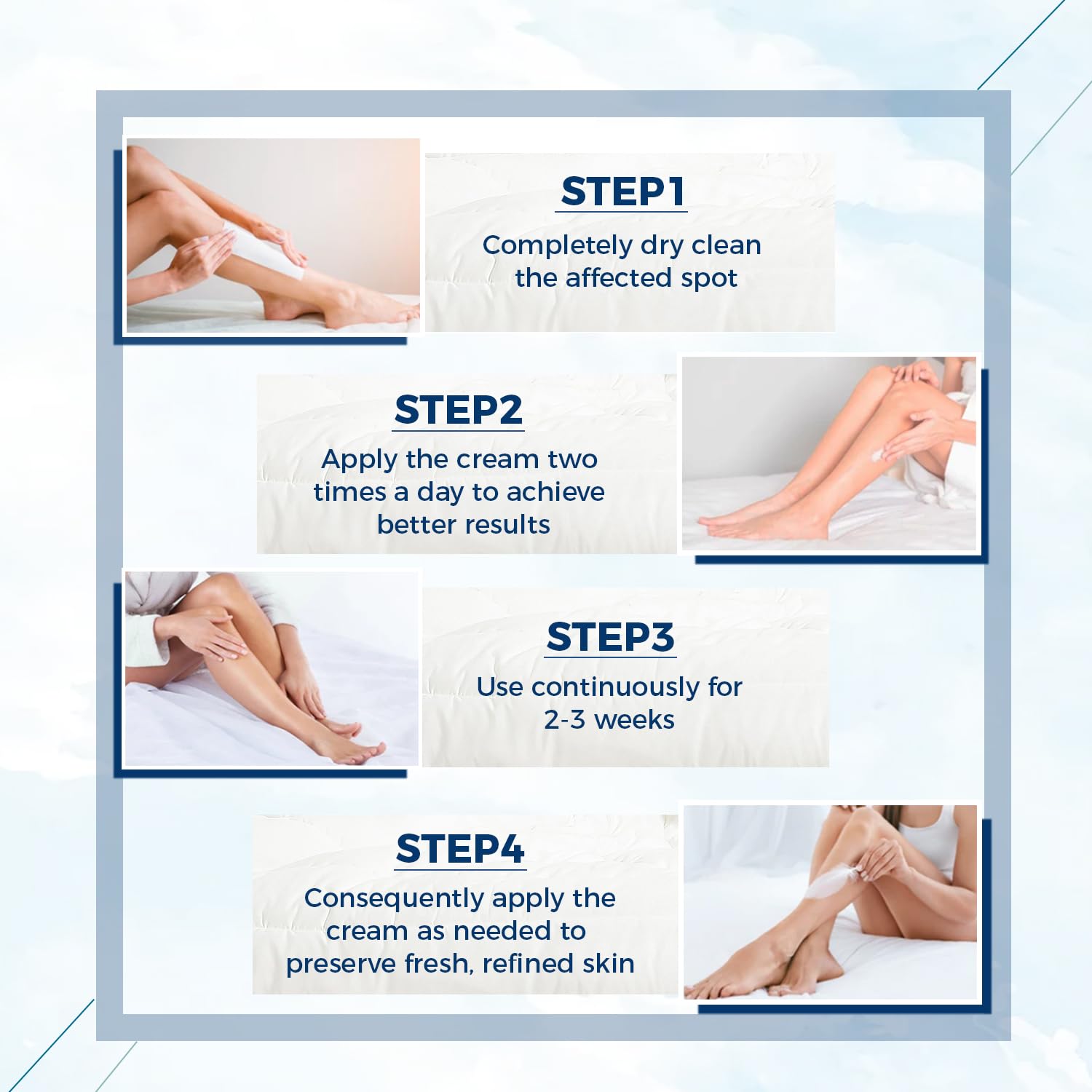 OUKEYA Urea Cream night-use scene with socks for overnight hydration.