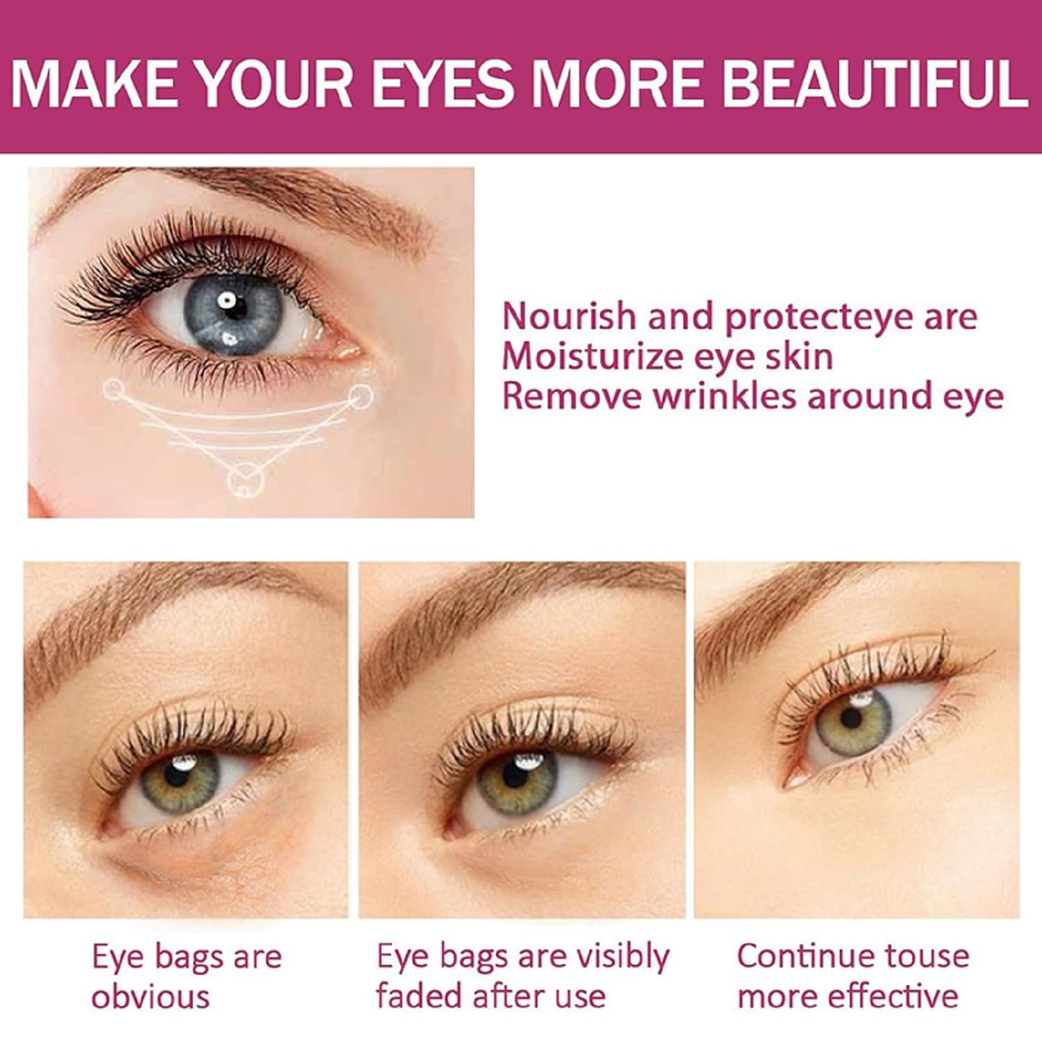 OUKPANE Calcium Volume Multi Balm near eye for subtle firming