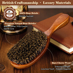 OUMIGIZ cherry wood handle detail highlights warm grain and comfortable grip.