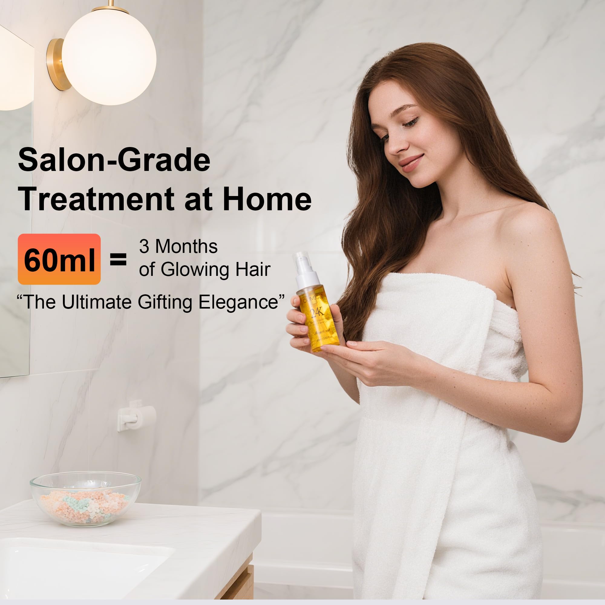 Oumigiz lightweight oil absorbs quickly and non-greasy.
