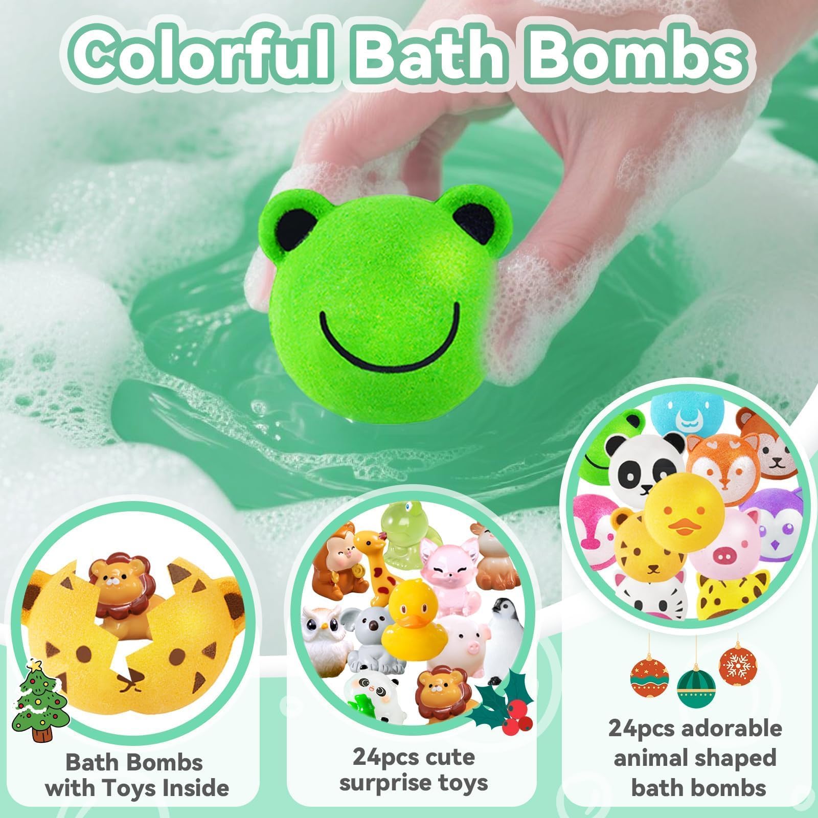 OuMuaMua surprise toy inside bath bomb adds treasure moments each day