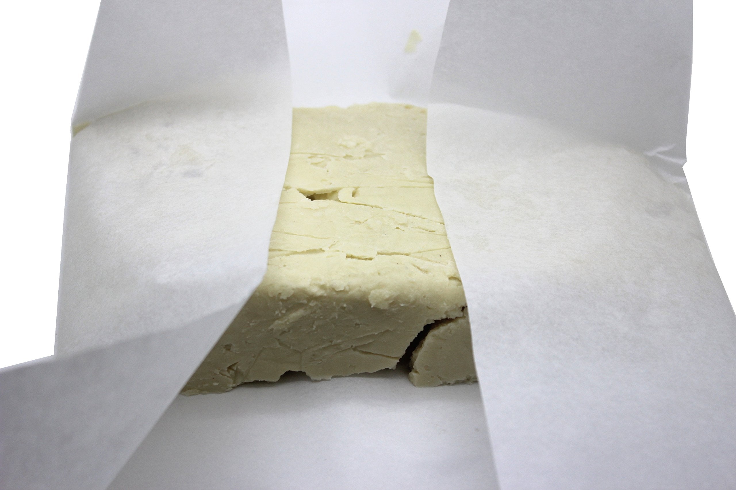 Our Earth's Secrets Ivory Shea Butter nutty aroma ready for lotions.