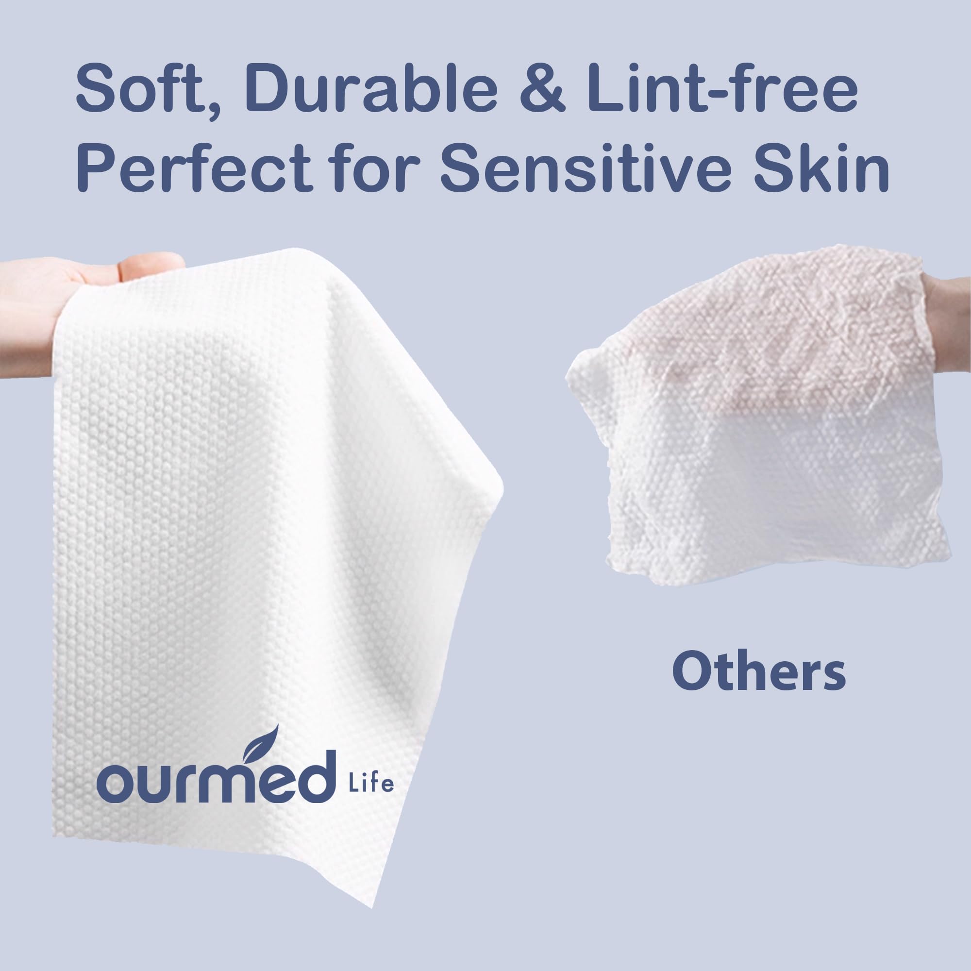 Ourmed Life backpacking towels ideal for hiking and camping quick cleans