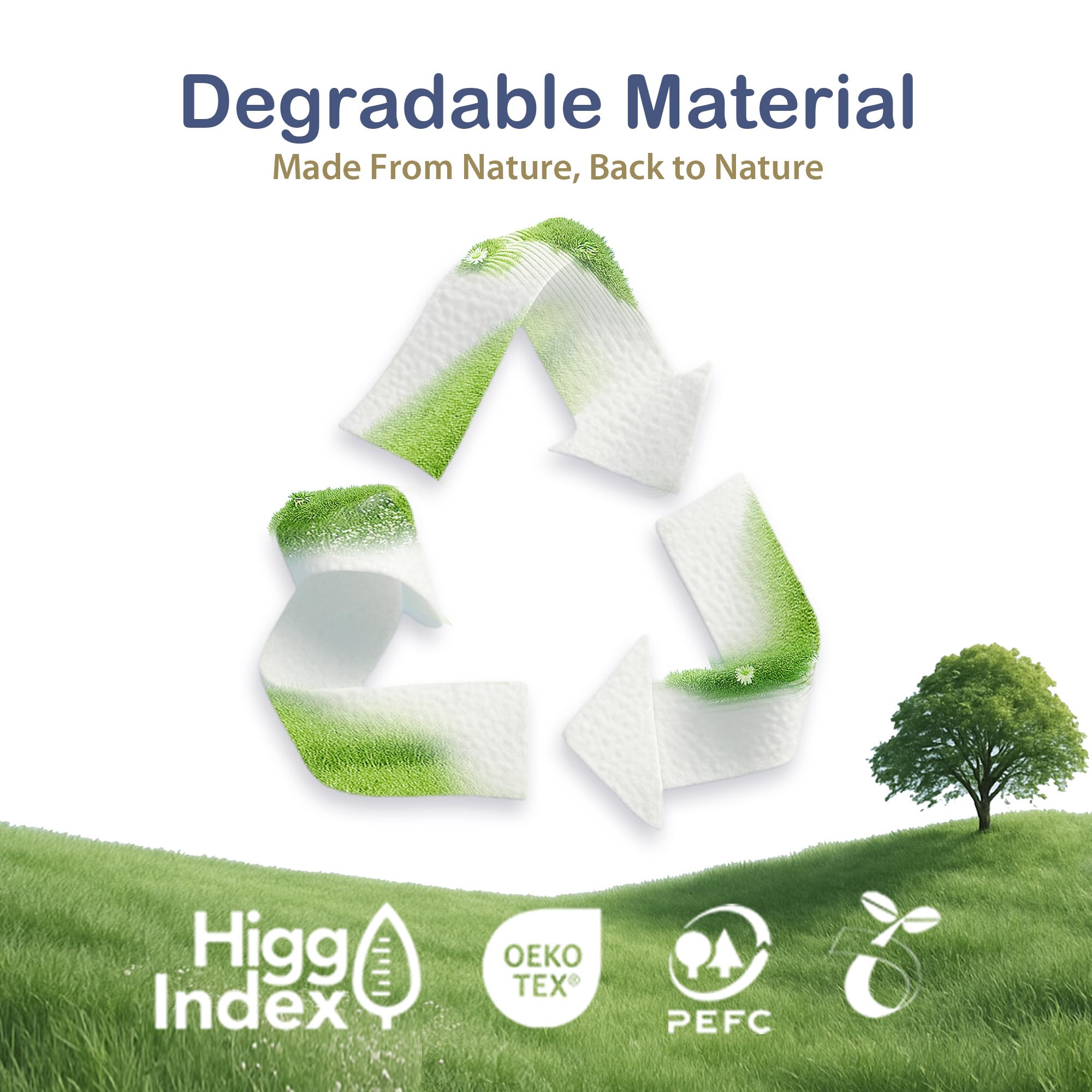 Ourmed Life biodegradable plant-based towel material for eco-conscious travel