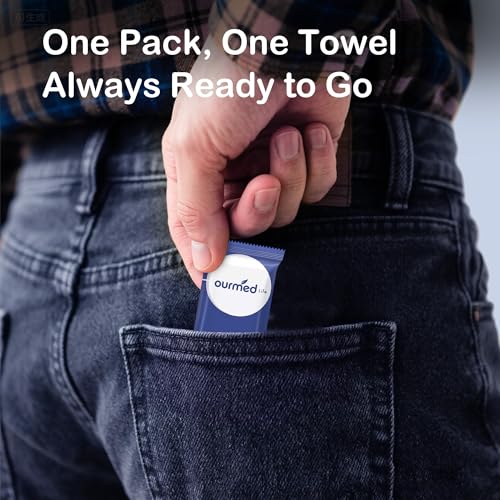 Ourmed Life towel expands to 12x10 inches for full coverage