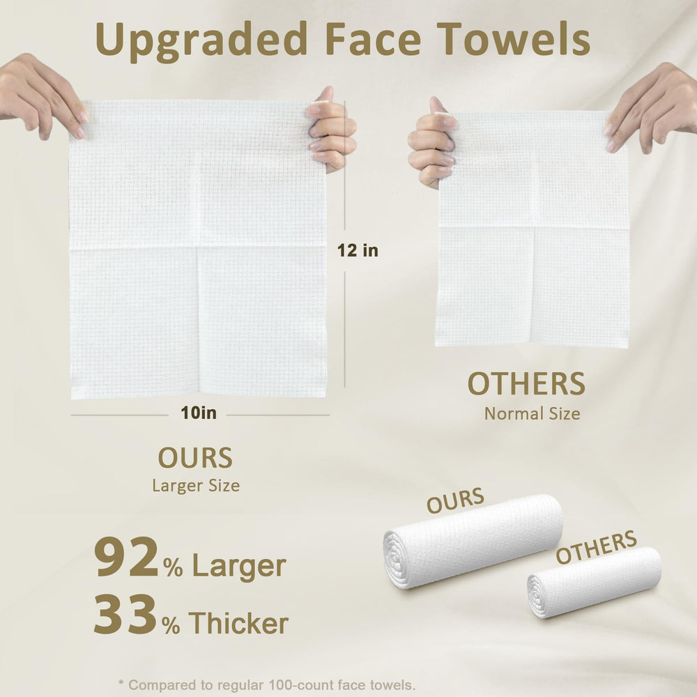 Ourmed Life disposable face towel multi-use for home and travel care.