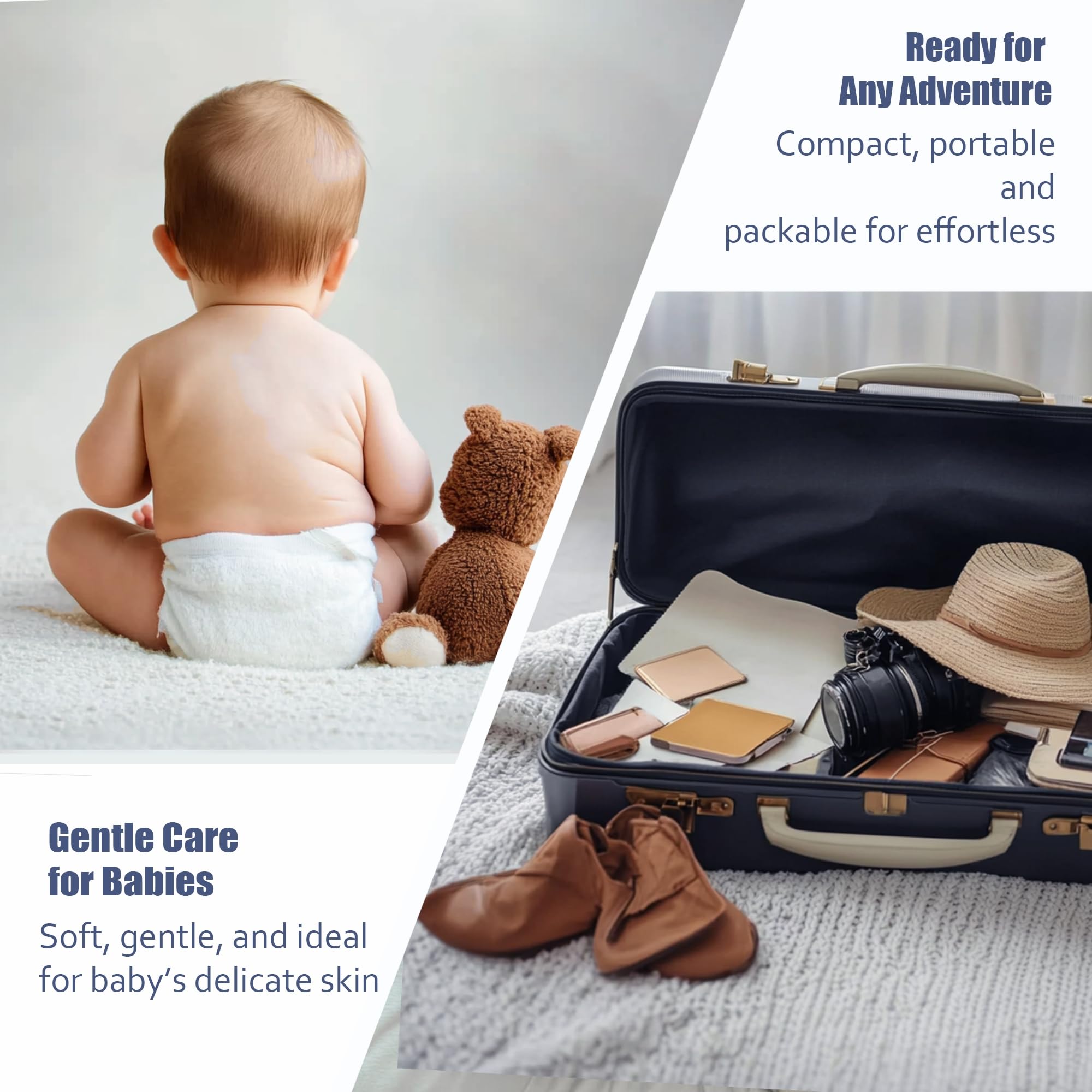 Ourmed Life face towels travel-pack packaging for on-the-go skincare