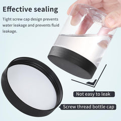 OUSHINAN airtight screw-on lids prevent leaks for jams and lotions.