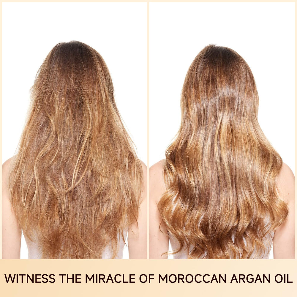 Outccogo Moroccan Argan Oil on damaged hair delivers nourishment for softness.