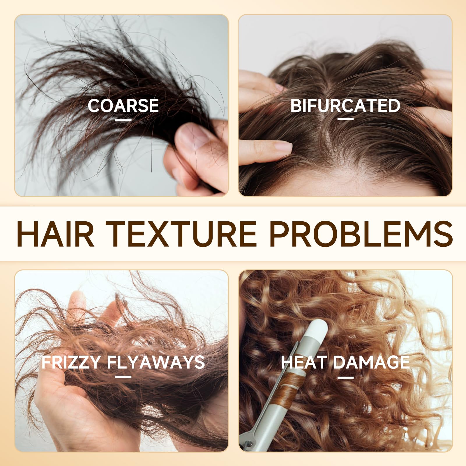 Outccogo Argan Oil on damp hair before styling for smoother results.