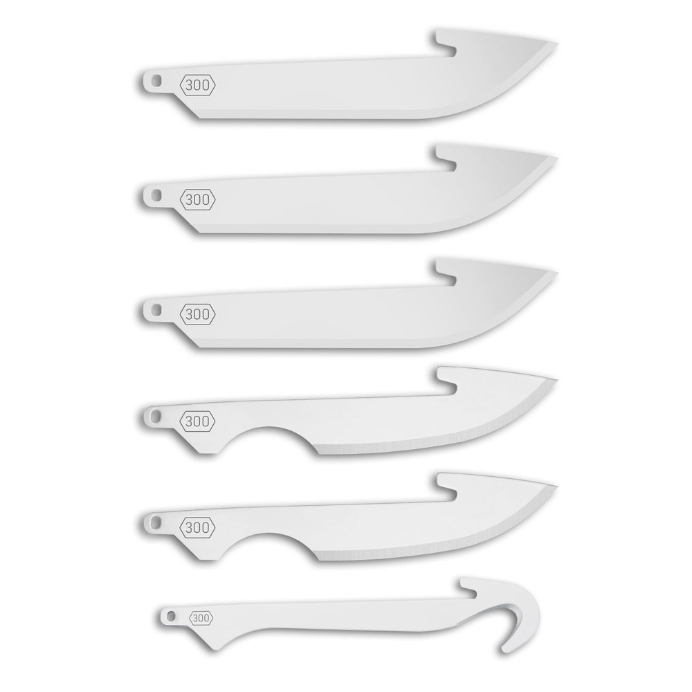 Outdoor Edge 3.0 RazorSafe blade pack cover shows six blades ready for field replacements.