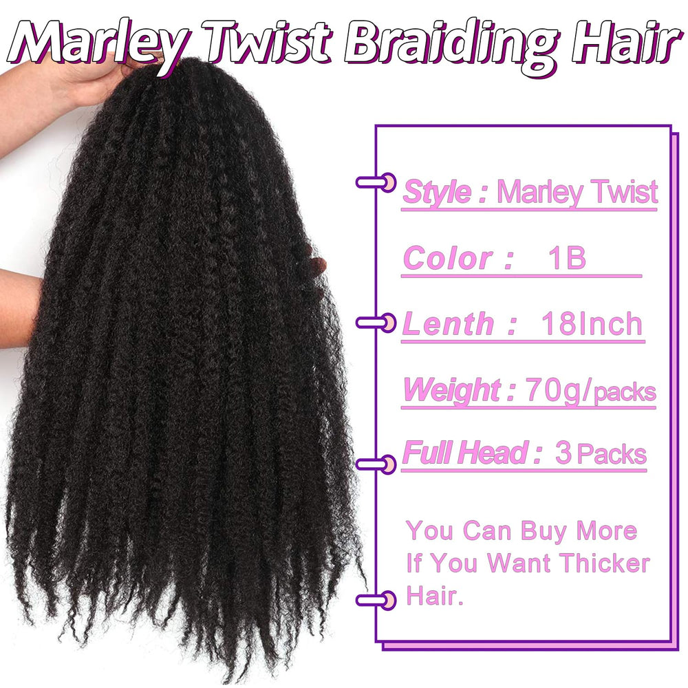 Outernice Marley Twist Hair softness and fluff for natural-looking volume