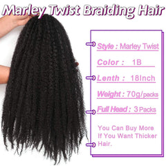 Outernice Marley Twist Hair softness and fluff for natural-looking volume
