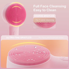 OUTIFUO 3-mode vibration demonstrates versatile cleansing and massage routines.