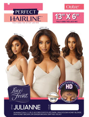 Outre Julianne hd transparent lace offers seamless scalp look for everyday wear and confidence.