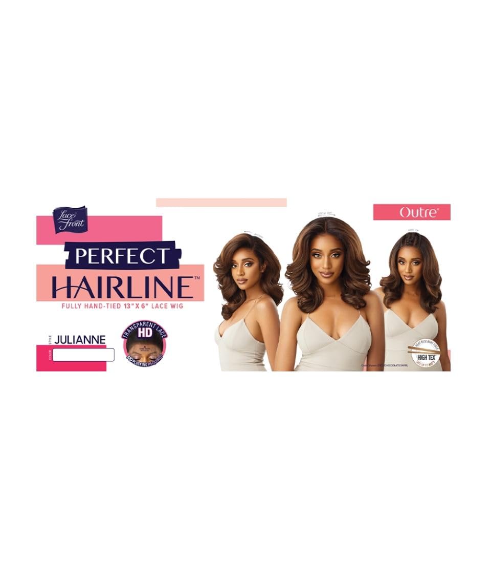 Outre Julianne heat-friendly styling supports versatile looks with heat tools.