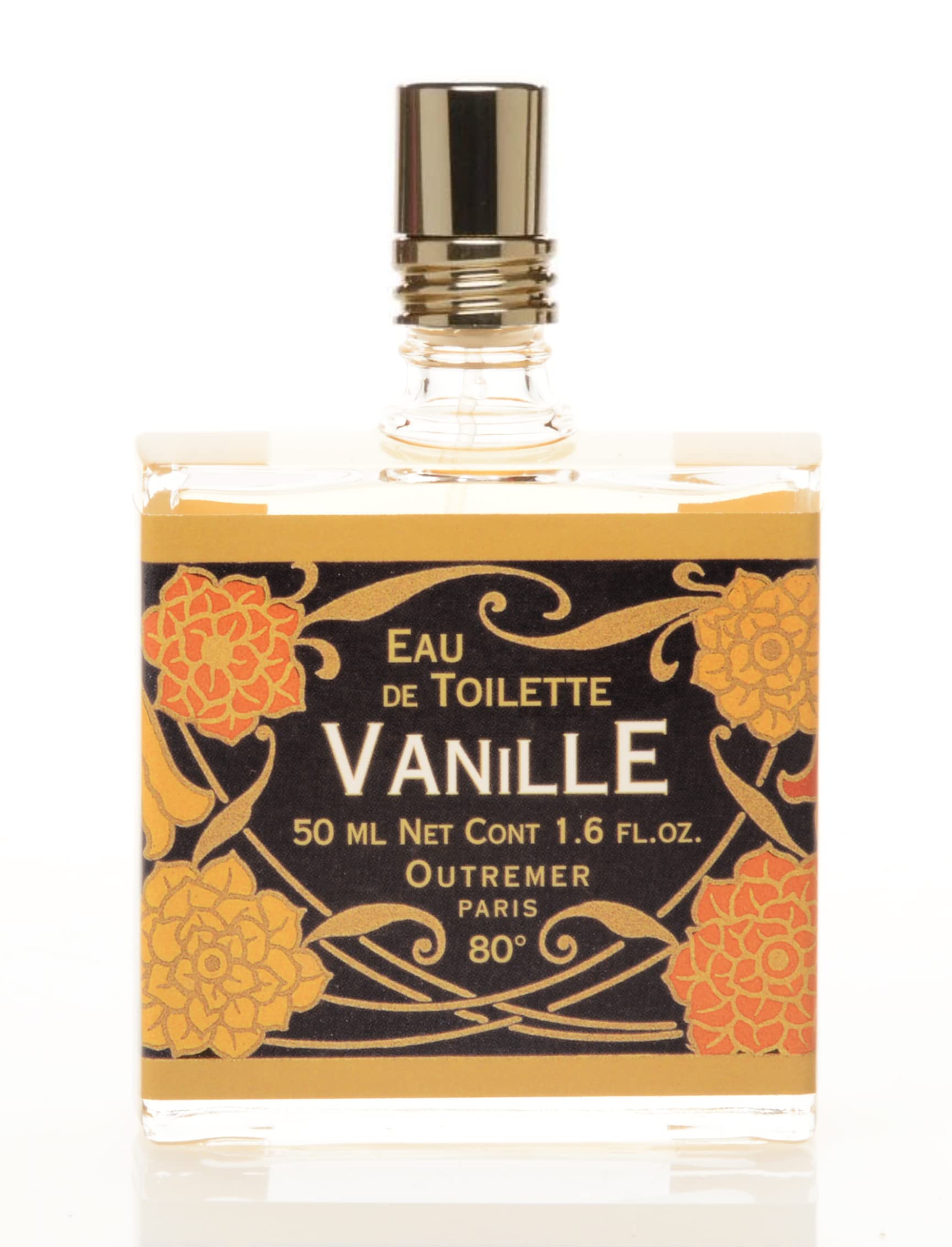 Outremer Paris Vanille EDT bottle highlights minimalist design for daily wear and gourmand vanilla vibes.