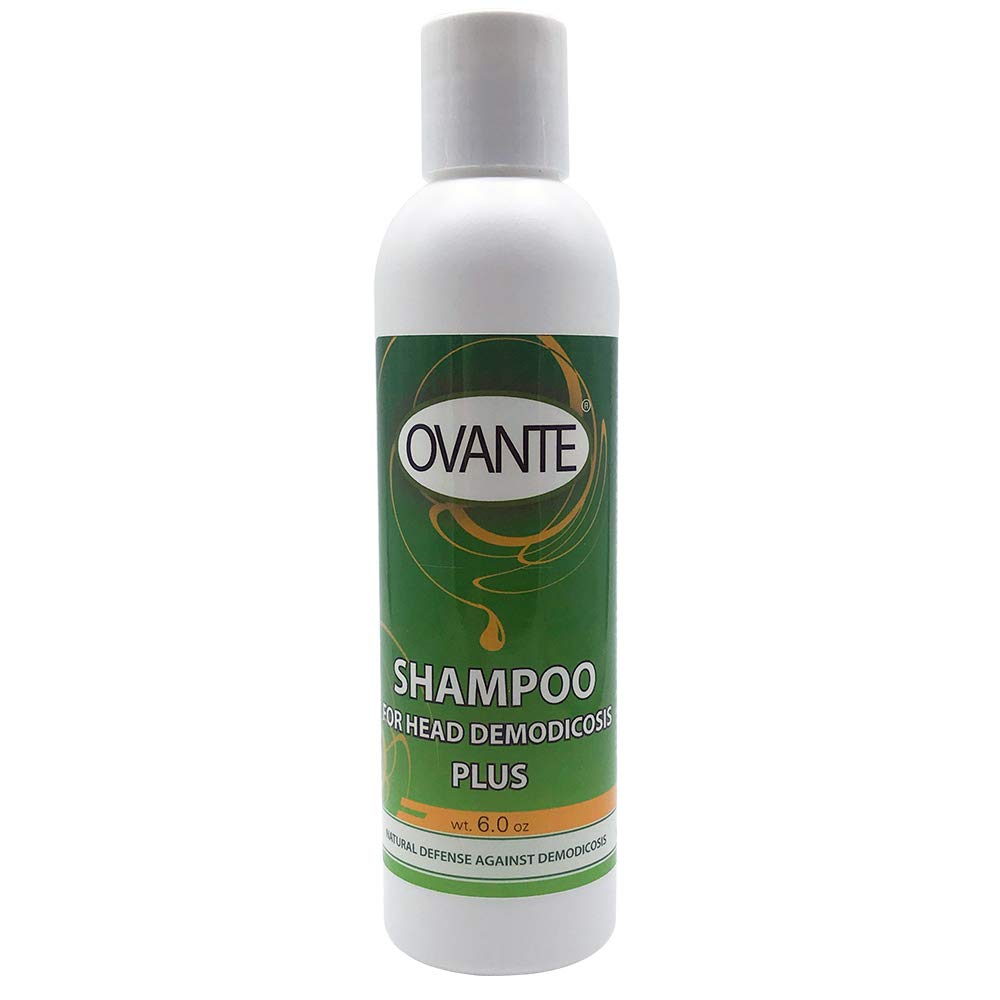 OVANTE Demodex Control Shampoo bottle for extra-strength cleansing and scalp comfort.