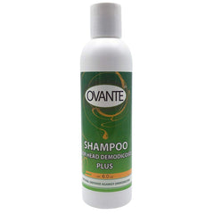 OVANTE Demodex Control Shampoo bottle for extra-strength cleansing and scalp comfort.