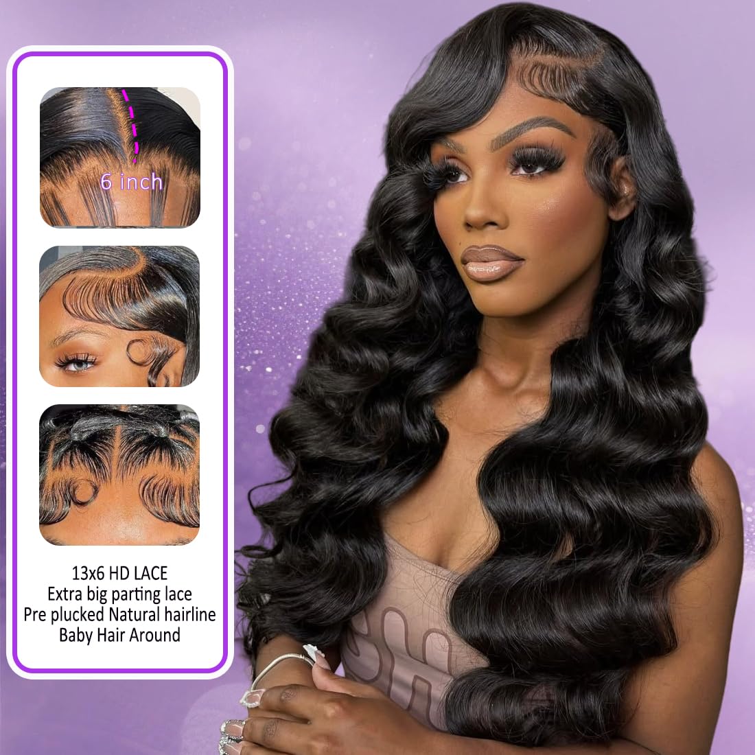 OVEOOZ wig can be straightened, curled, or dyed to create varied looks.