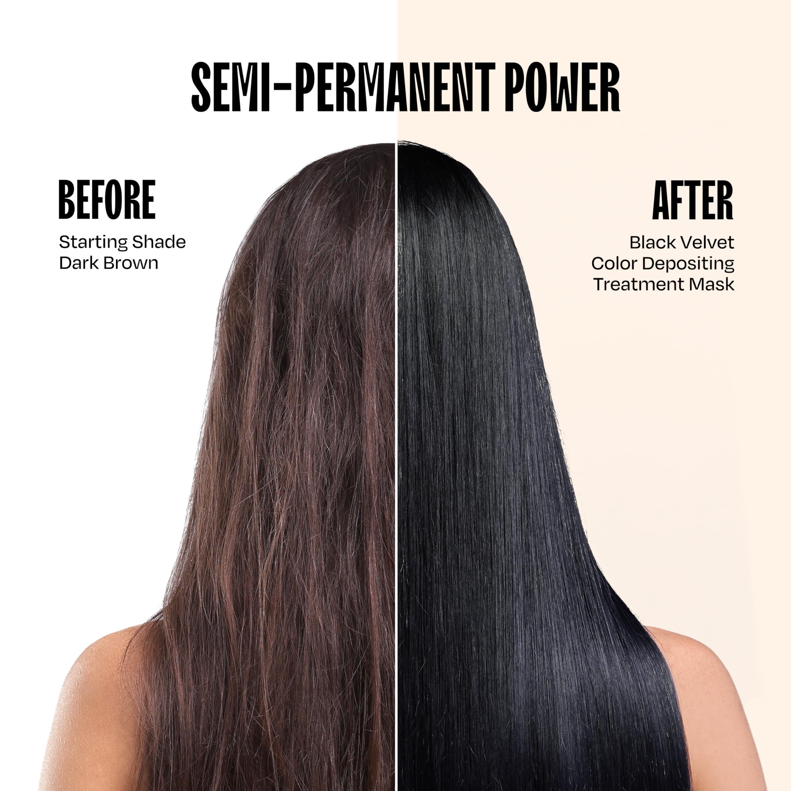Overtone application in progress on dry hair demonstrates 10–15 minute treatment