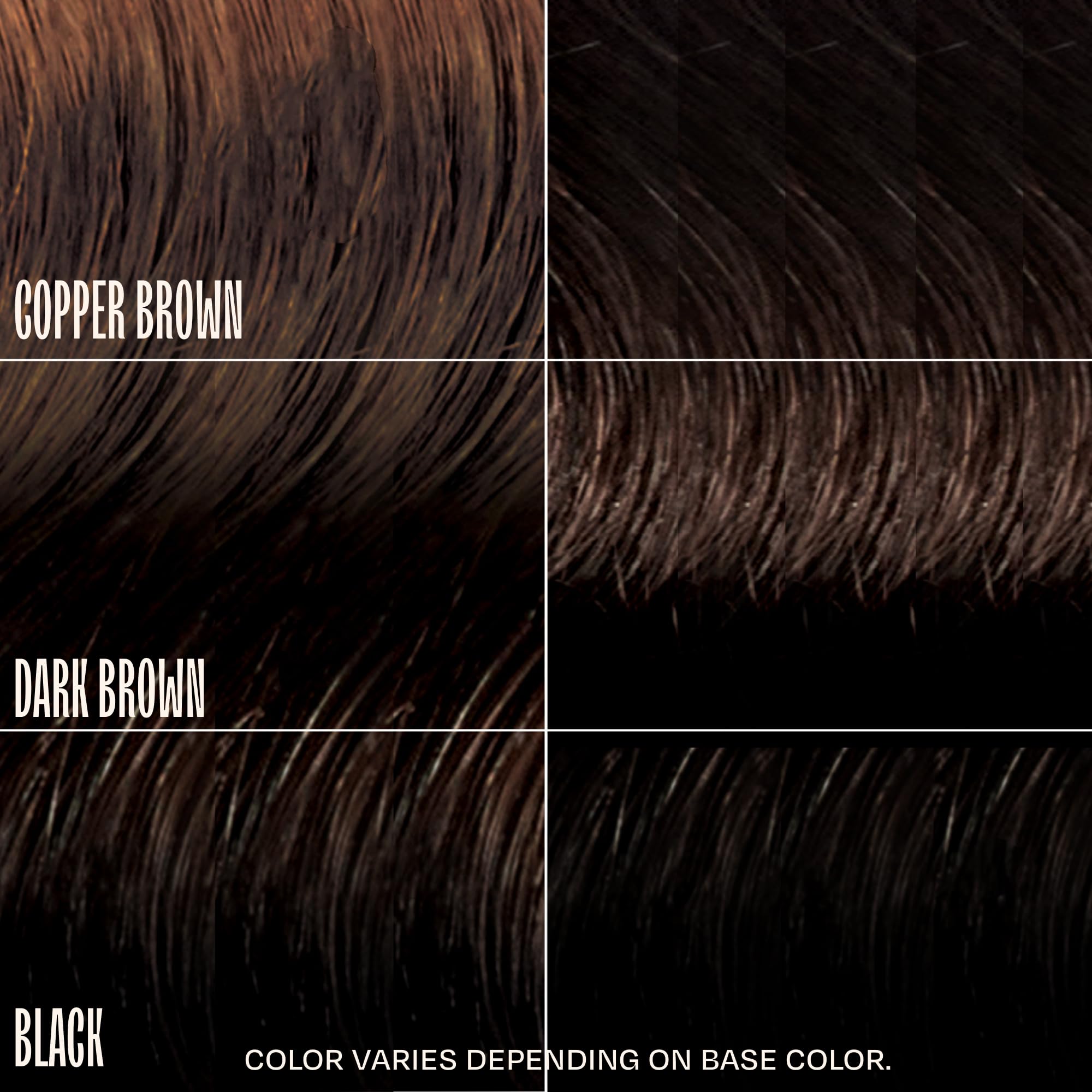 oVertone Chocolate Brown wet hair rinse captures even pigment distribution