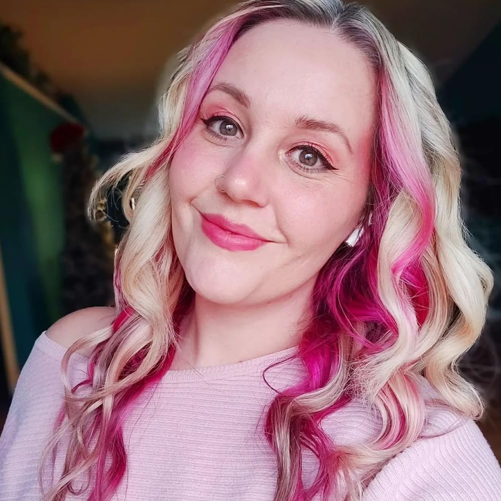 Overtone color depositing conditioner swatch shows even coverage without damage