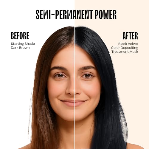 Overtone color-depositing mask cream texture ready for use