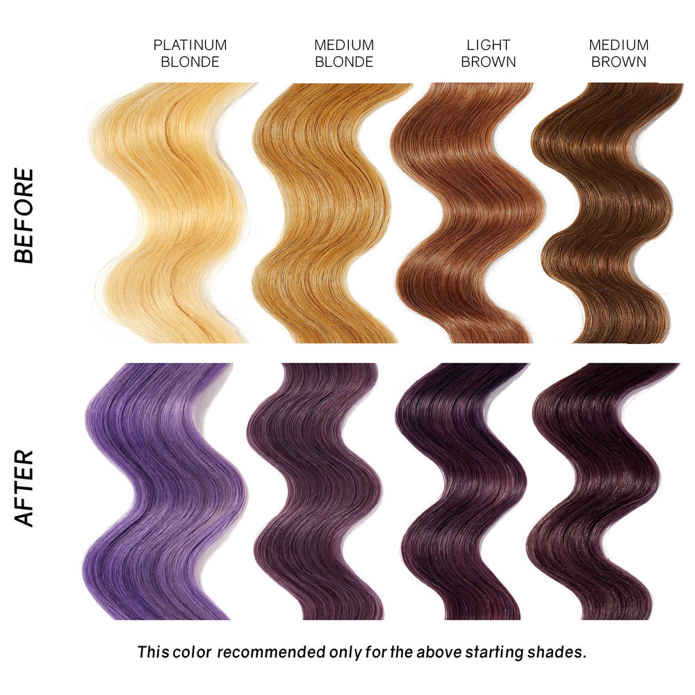 Overtone being applied to wet hair for quick color boost.