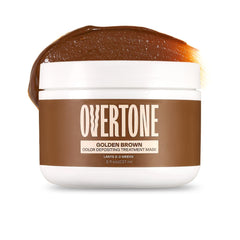 Overtone Golden Brown color conditioner bottle for at-home vibrant color and nourishing moisture