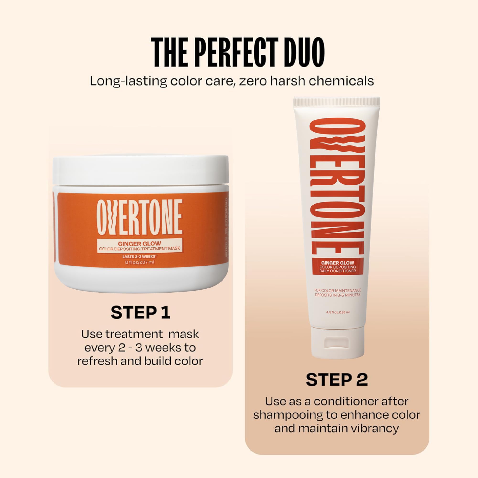overtone hair masque tub with creamy texture for nourishment