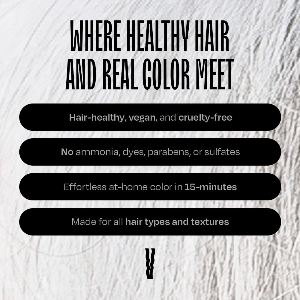 Overtone Serene Silver ingredients including shea butter and coconut oil for moisture.