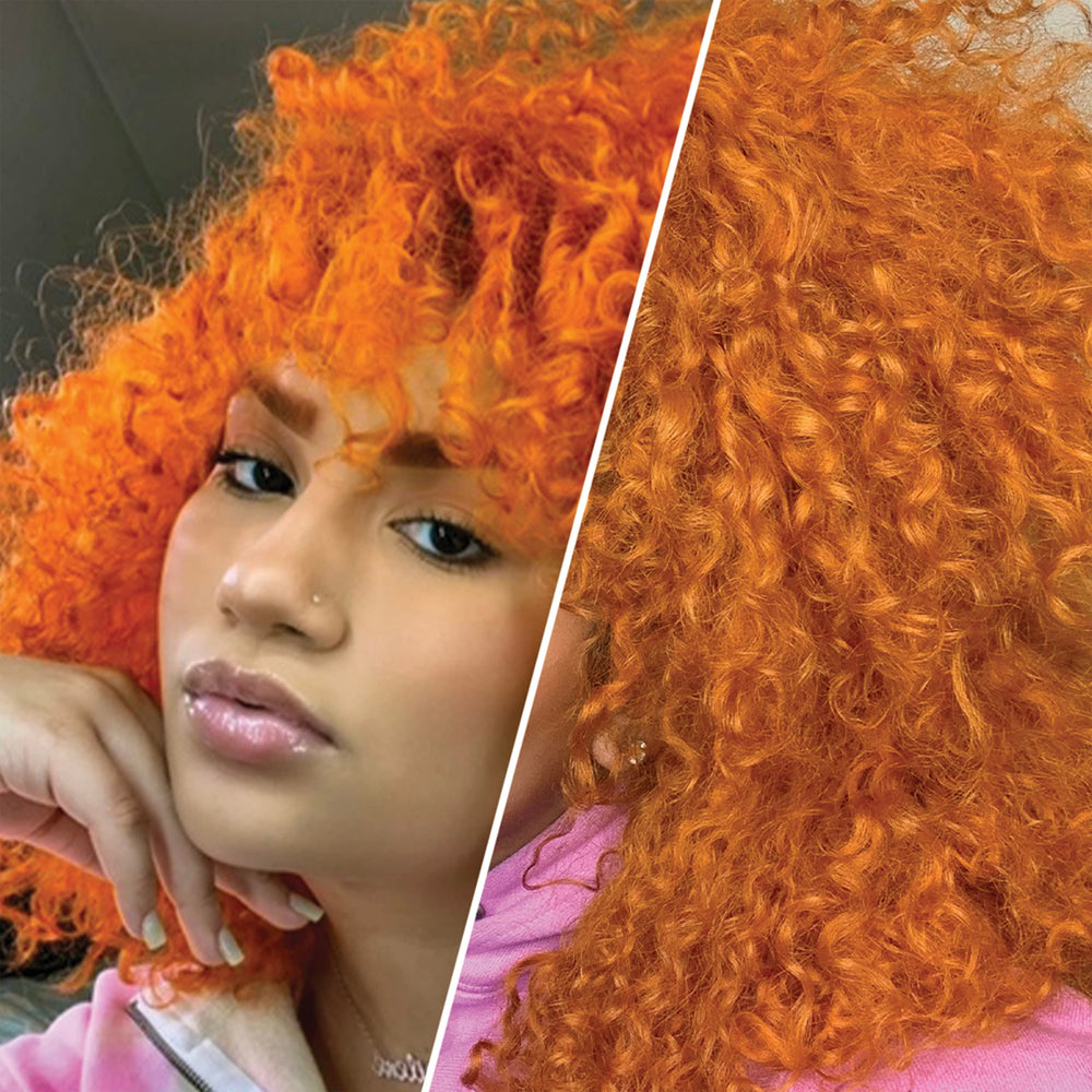 oVertone The Fader Clarifying Shampoo hair-application shows user-friendly use and quick color lift.
