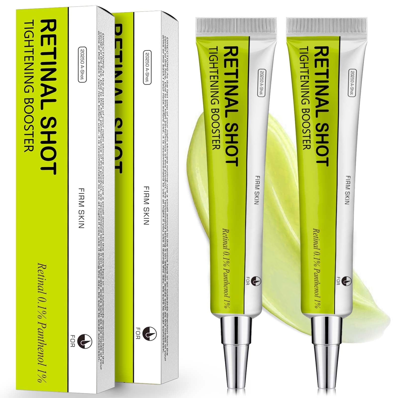 OVICISK Retinal Shot bottle closeup highlighting nighttime renewal and pore refinement.