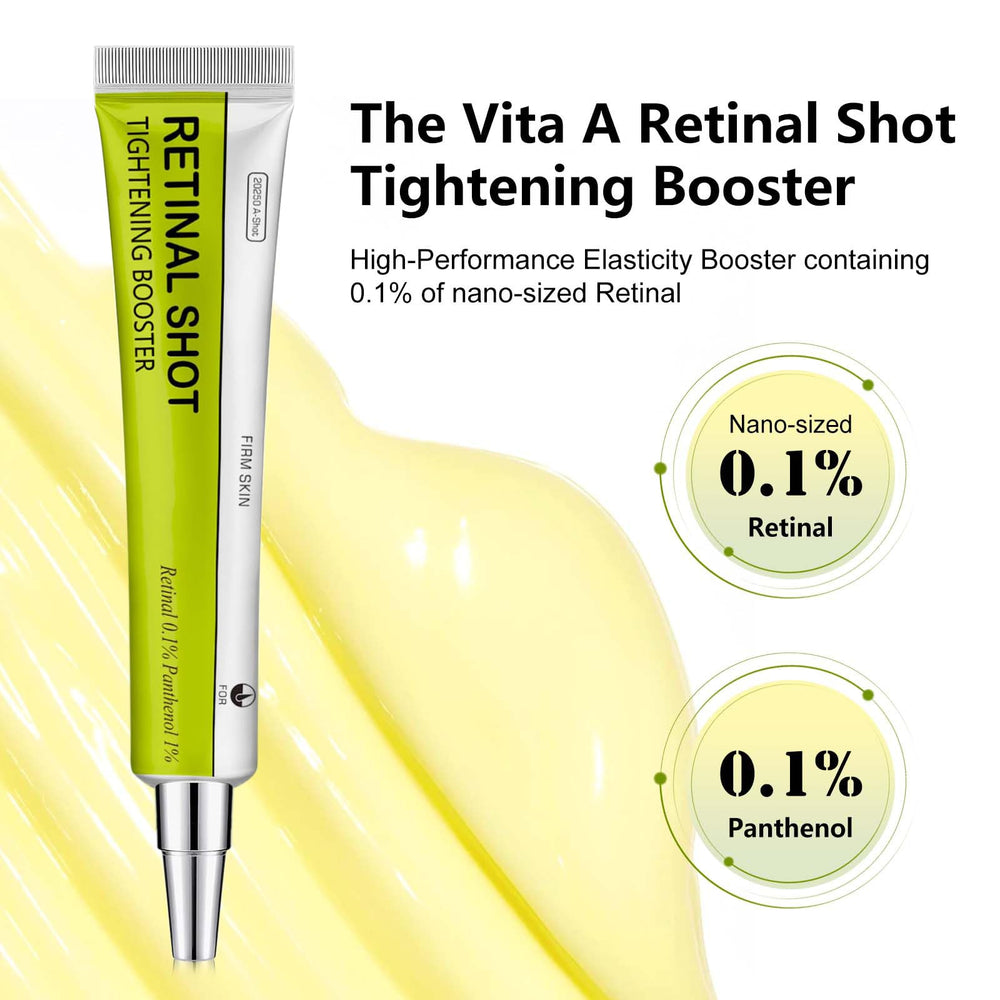 OVICISK Retinal Shot serum drop demonstrates fast absorption for targeted wrinkle care.