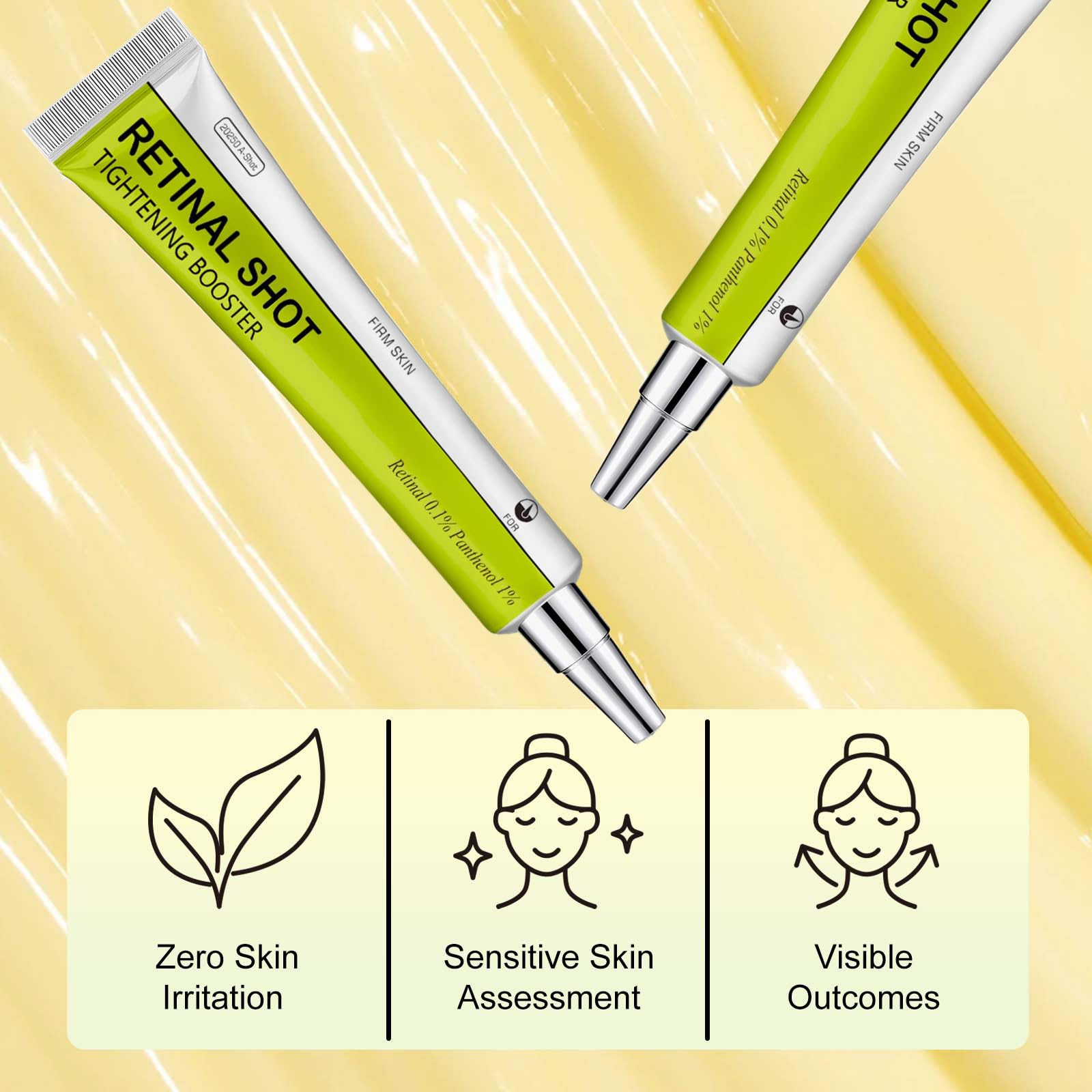 OVICISK Retinal Shot two-pack packaging for convenient routine stacking.