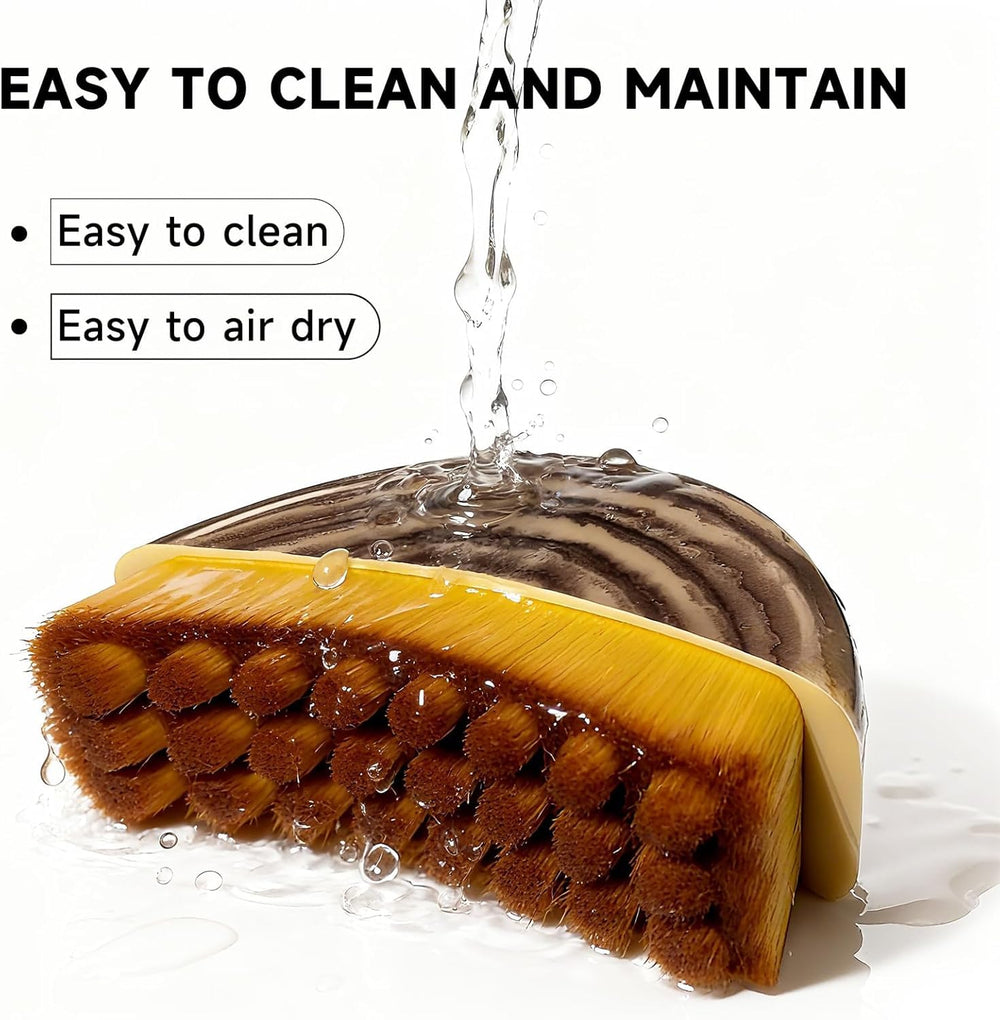 OVQ contour brush bristles angled for relaxing facial muscle relief.