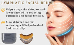 OVQ contour face brush detail showing compact design for daily self-care.